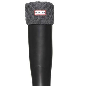 Hunter Boot Basketweave Cuff Welly Socks